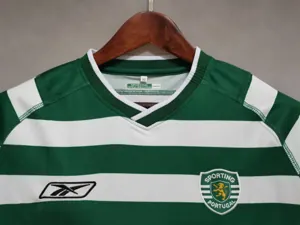 03-04 Sporting Lisbon Home Retro Kit Vintage Shirt Football Jerseys Yupoo 1