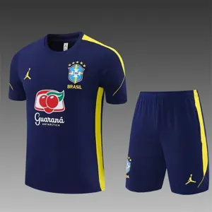 26-27 Jordan Brazil Royal Blue Kit Training Suit Yupoo 7 2