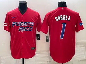 Puerto Rico 2023 World Cup Baseball Jerseys 14