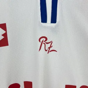 04-05 Zaragoza Home Retro Kit Vintage Shirt AAAAJersey Yupoo 2