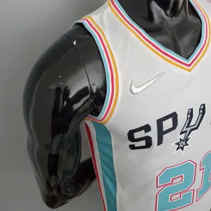 2022 Season Duncan #21 Spurs City Edition White 6