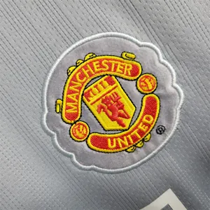 07-08 Manchester United gray goalkeeper Long Sleeve 2