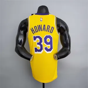 Lakers Howard#39 Crew Neck Yellow 7