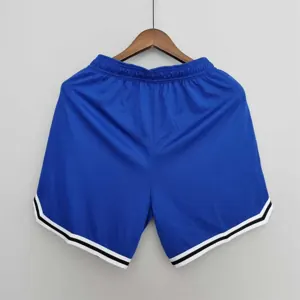 2022 New York Knicks NBA US Training Shorts Blue 4