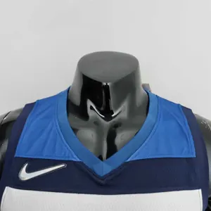 75th Anniversary Minnesota Timberwolves Edwards #1 Royal Blue NBA Jersey 1