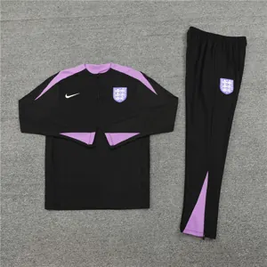 2024 England Player Version Long Sleeve Training Suit Football Shirts 1