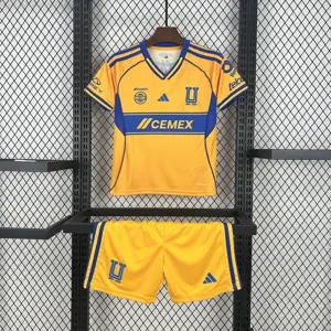25-26 Tigres UANL Home Kid Kits Youth Apparels AAAAJersey Wholesale Yupoo 16-28 1