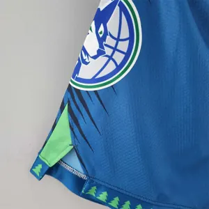2022 Minnesota Timberwolves City NBA shorts 1