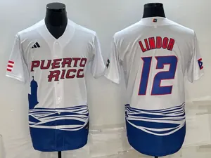 White Puerto Rico 2023 World Cup Baseball Jerseys 40