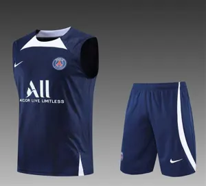 22-23 PSG vest training suit kit dark blue