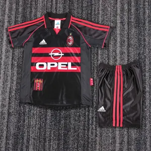 98-99 AC Milan Third Retro Kid Kits Youth Apparels AAAAJersey Supplier Yupoo
