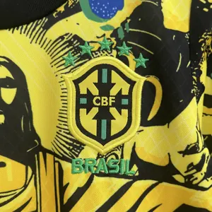 24-25 Brazil Jesus Yellow Special Kid Kits Youth Apparels AAAAJersey Supplier Yupoo 3