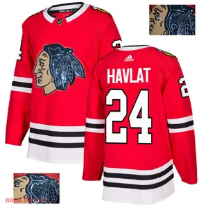 2018 Chicago Blackhawks ice hockey jersey M-3XL 芝加哥黑鹰队时尚亮片款冰球服 15