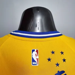 Tram version DURANT#35 Golden State Warriors yellow 7