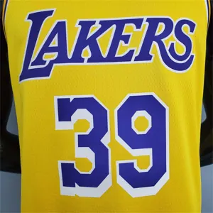Lakers Howard#39 Crew Neck Yellow 2