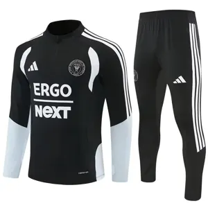 26-27 Inter Miami Mens Kit Black Half Pull Training Suit Yupoo 6 2