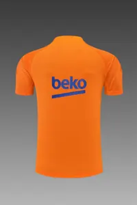 22-23 Barcelona training suit short sleeve kit orange 16