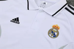 Real Madrid Polo white-black with three sides 10