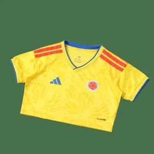 2026 FIFA World Cup Colombia Women Home Cropped Jersey AAAAJersey Supply Yupoo