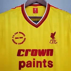 85-86 Retro Liverpool Soccer Jersey Away S-2XL 5