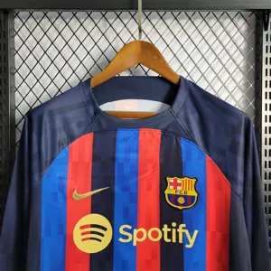 22-23 Barcelona home long sleeve 5