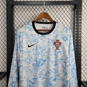 2024 Portugal Away Kit Long Sleeve Shirt Jersey Supplier Yupoo 5