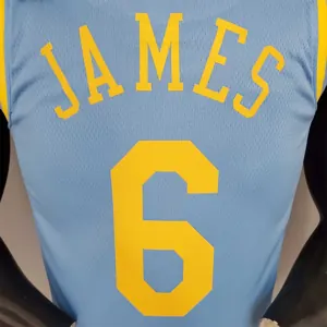 2021 James#6 Lakers Minneapolis Edition Blue 2