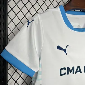 24-25 Marseille Home Kid Kits Youth Apparels Sport AAAAJersey Yupoo 3