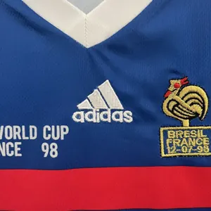 1998 France Home Kids Retro Kits World Cup Shirt Soccer Jerseys Yupoo 5