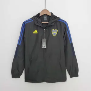 22-23 Boca Juniors black windbreaker