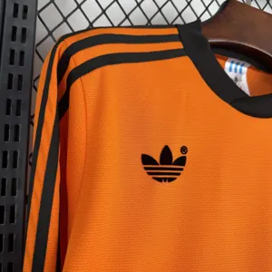 1980 Netherlands Home Mens Retro Kit Vintage Soccer Long Sleeve T-Shirt AAAAJersey Supplier Yupoo 6 3