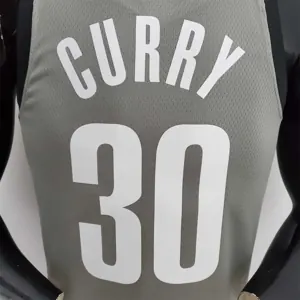 Nets Curry #30 Flyer Grey NBA Jersey 1