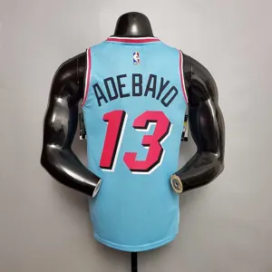 ADEBAYO#13 Miami Heat V-neck blue 8