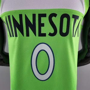 Minnesota Timberwolves RUSSELL#0 Air Jordan NBA Jersey Blue 1