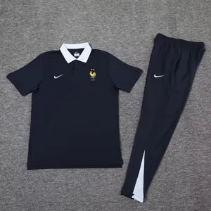 25-26 France Training Polo Kit Soccer AAAAJersey Yupoo 1