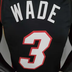 Miami Heat WADE#3 Black 6