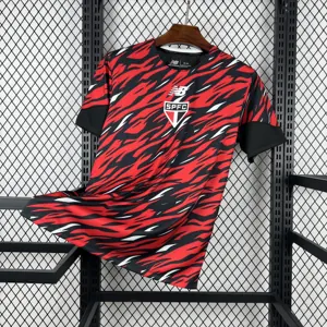 26-27 Sao Paulo Mens Pre-Match Kit Soccer Uniforms T-Shirt AAAAJersey Dropship Yupoo