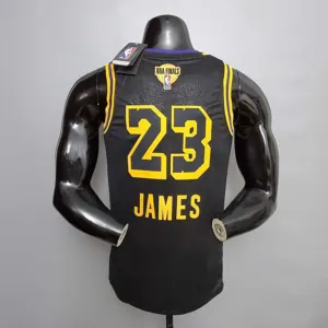 New James #23 Lakers black 6
