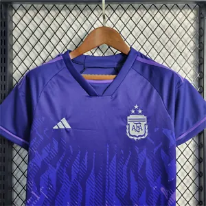 2022 Argentina away 3-star kids kit 7