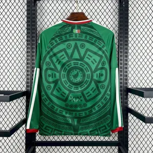 2026 World Cup Mexico Home Kit Football Long Sleeve T-Shirt AAAAJersey Dropship Yupoo 5