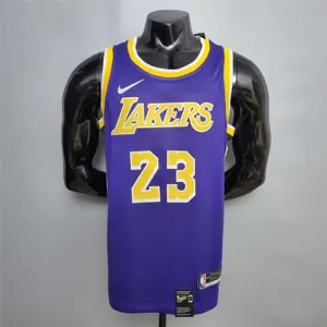 James #23 Lakers purple