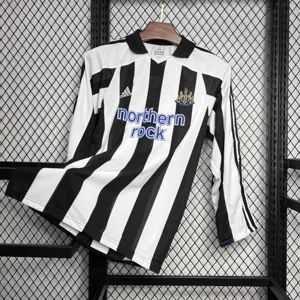 03-05 Newcastle United Home Retro Long Sleeve Kit Sport AAAAJersey Yupoo 2