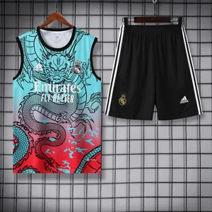 24-25 Real Madrid Dragon Training Vest Kits(Top+Shorts) Football Replicas Yupoo 2
