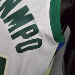 Antetokounmpo#34 Bucks white 4