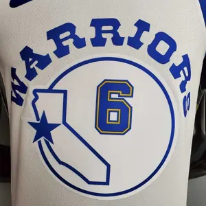 Retro version YOUNG#6 Golden State Warriors white 2