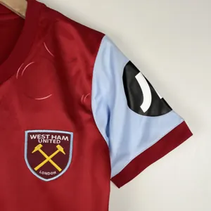 23-24 Kids West Ham United Home Size 16-28 Soccer Jersey 3