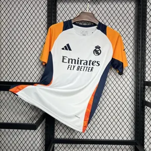 24-25 Real Madrid Pre-Match Shirt Soccer Uniforms Soccer AAAAJersey Yupoo 4