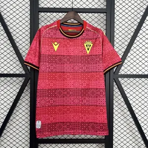 25-26 Cadiz Away Red Shirt Football Apparels AAAAJersey Supplier Yupoo