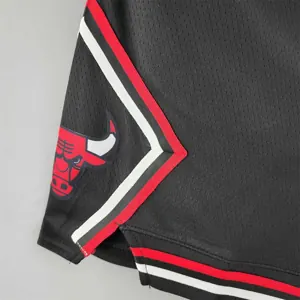 Chicago Bulls black NBA shorts 7