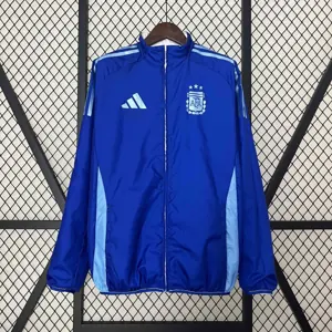 2024 Argentina Trench Coat Reversible Windbreaker Double-Sides Jacket 5